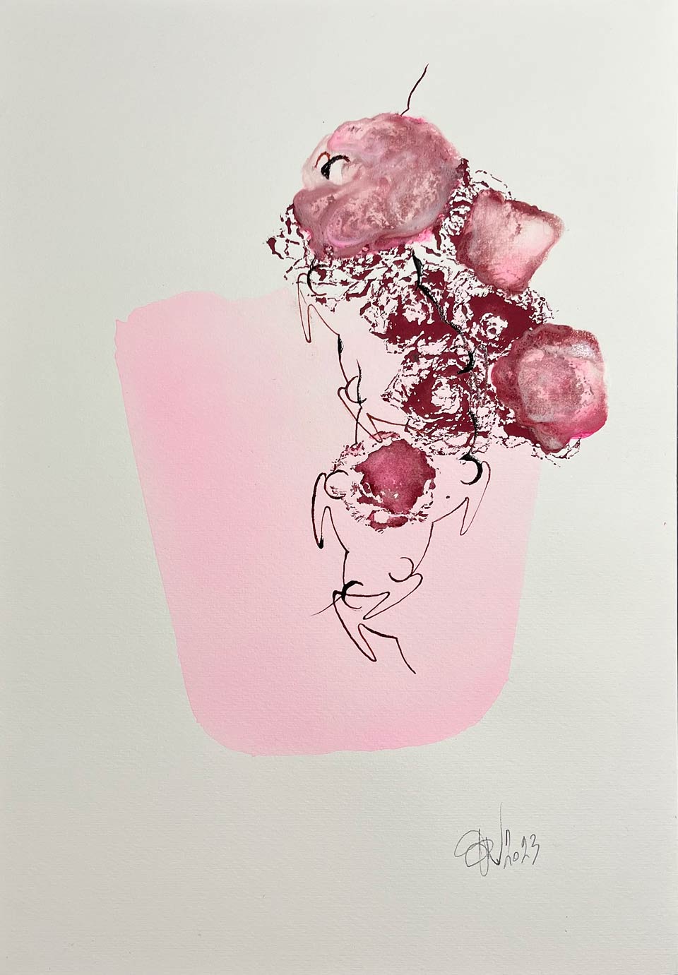 Archange VII, dessins, Frédérique Nalbandian